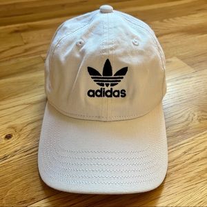 Adidas Originals Unisex White Adjustable Youth Baseball Hat